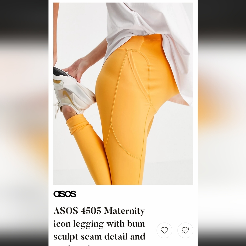 ASOS 4505 Maternity icon legging